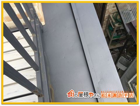 岡谷市屋根現調　旧塗膜